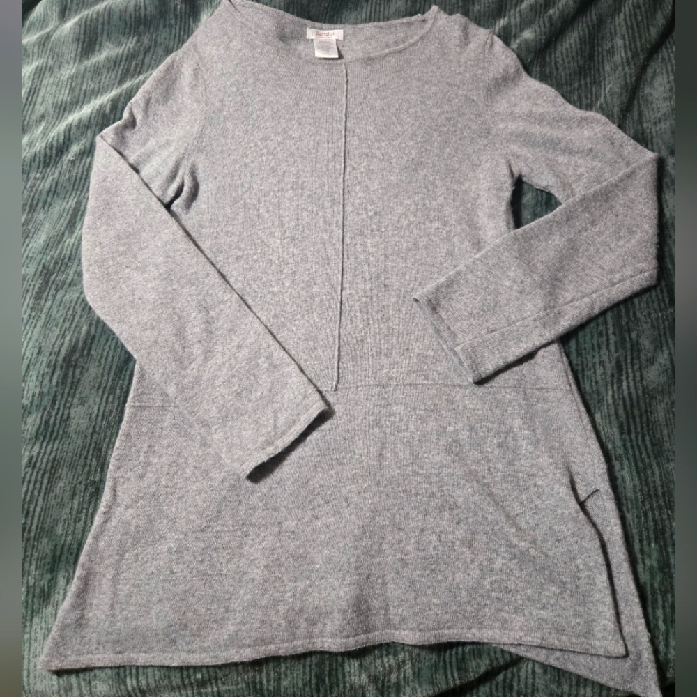 Bartolini Grey Merino Wool Sweater Made In Italy